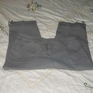 Olive Cargo Capri pants